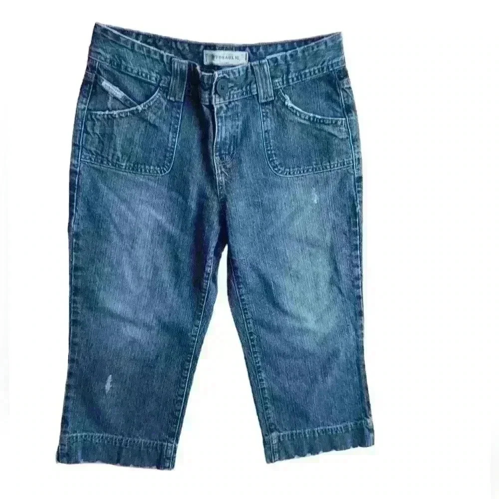 Hydraulic wide leg capri